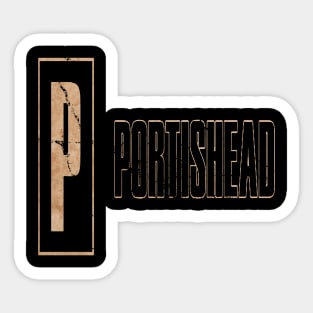 vintage portishead Sticker